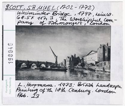 Vorschaubild Samuel Scott: Westminster Bridge 